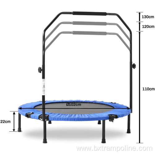 Trampoline with handrail 40inch Daily Fitness Trampoline